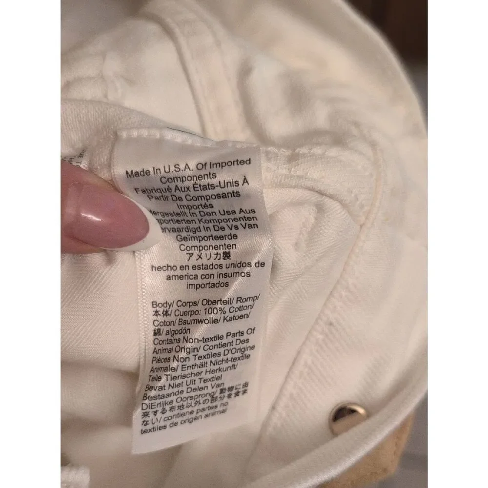 NWT Madewell X Benjamin Talley Smith Coolidge Low-Rise Wide-Leg Jean White 25